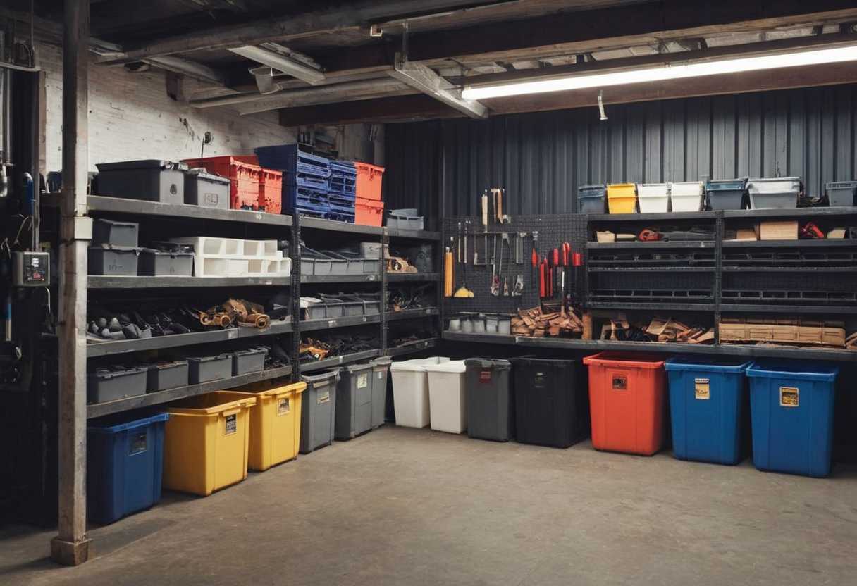 Comment organiser son atelier avec des bacs à bec pour plus d’efficacité